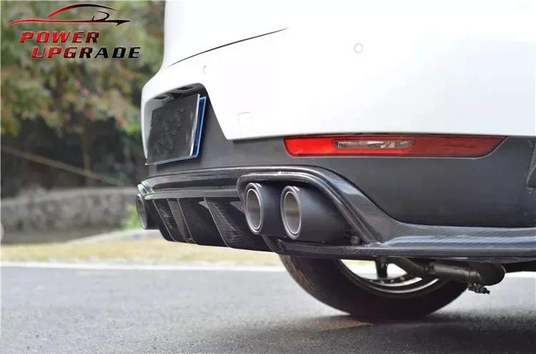 For Porsche Macan Upgrade CMS Style Carbon Fiber Front Lip Rear ...