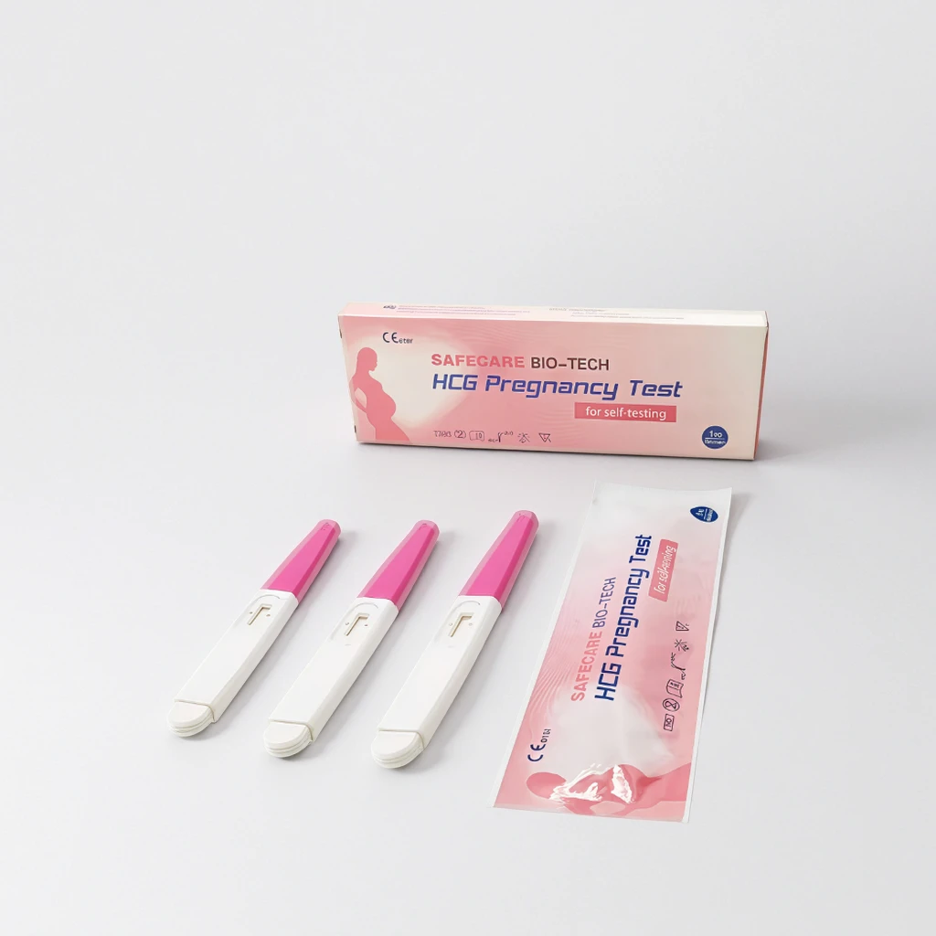 Highly Accurate Pregnancy Rapid Test Kit for Early Detection 99% Reliable Multipack Pathological Analysis Equipment Model HCG