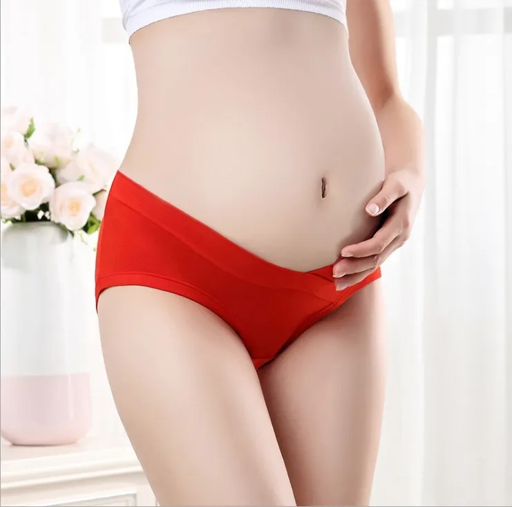 Maternity Pregnant Underwear Postpartum Mother Under Bump Panties