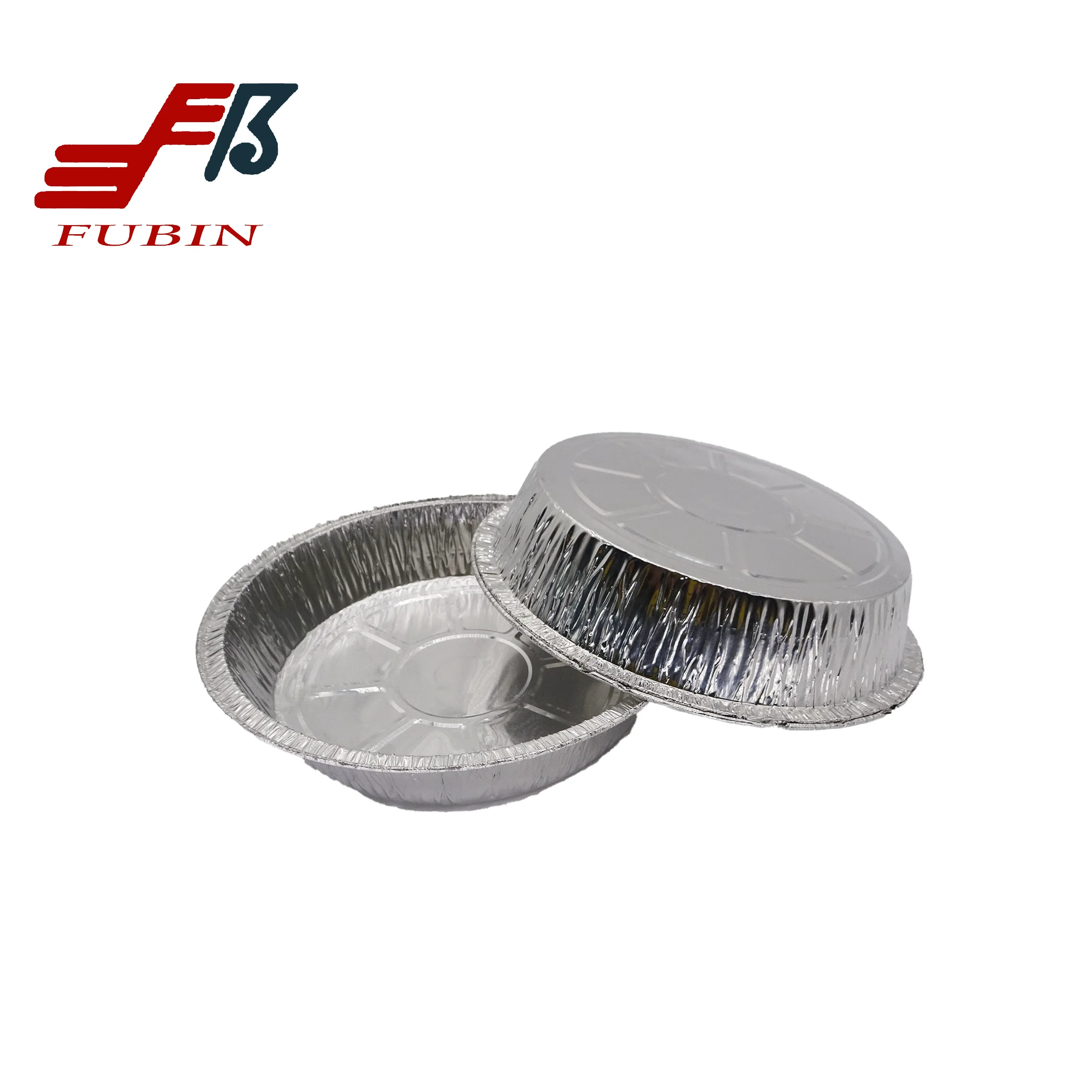 Round 12" Flat Aluminum Foil Catering Tray Work Home Packing