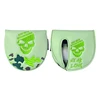semicircular mallet putter cover-Green skull
