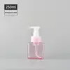 Transparent Pink Bottle+Transparent Pump