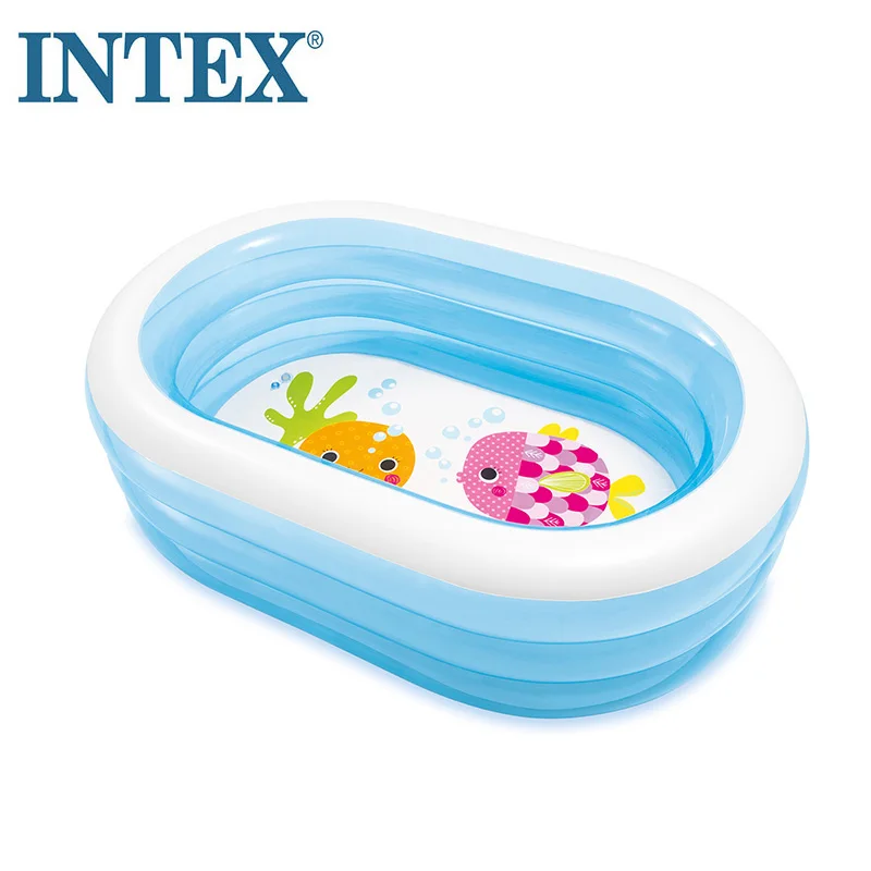 Intex 57482 Inflatable Elliptical Pool