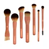 Ensemble de pinceaux de maquillage orange