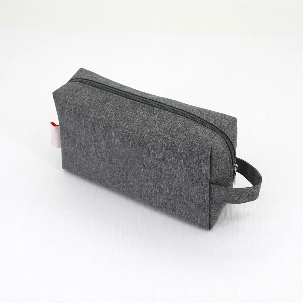 Ocean Recycled Plastic Toiletry Bag Grey Rpet Polyester Cosmetic Bag