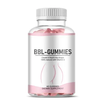 OEM Private Label Maca Bbg Gummy Big Hip Enlargment Candy Hip and Butt Gummies for Adult Beauty Enhancement