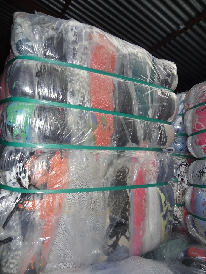 SELVEDGES (RAMA - STRING) MIX COLORS and MIX QUALITY (COTTON, COTTO/LYCRA Etc) BALES WASTE / SCRAP (FOR CARPETS, RUGS Etc)