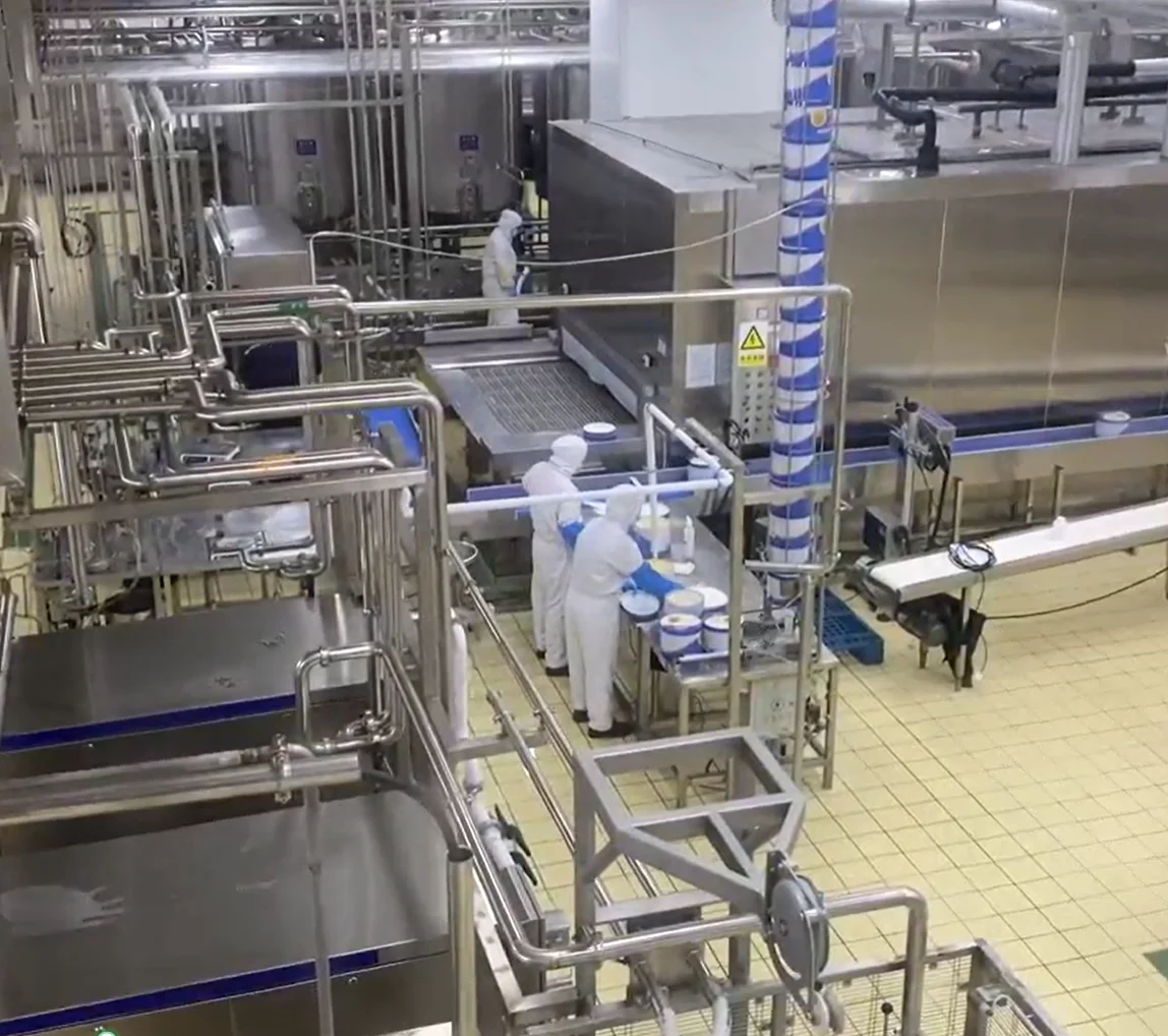 Turnkey Project Customizable Complete Any Capacity Dairy Cheese Milk Yogurt Ice Cream Production Line