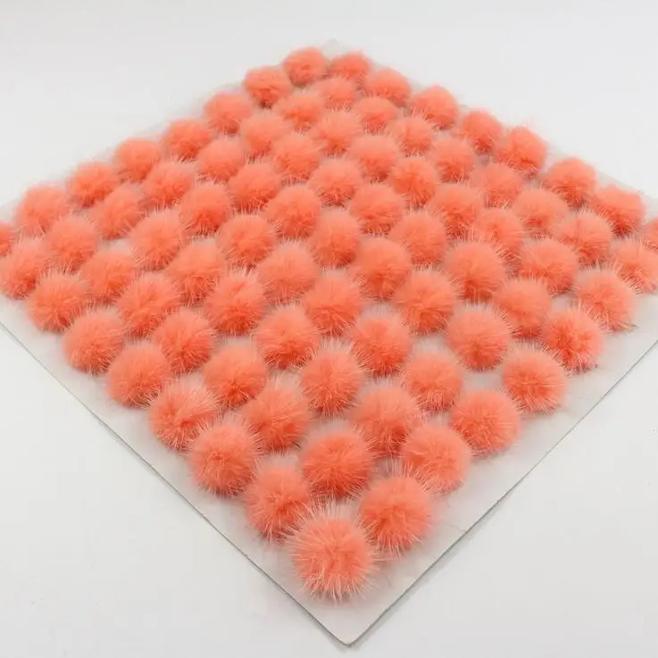 Модные декоративные повязки на голову, аксессуары, маленькие помпоны из меха норки, цвета на заказ