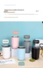 Stainless steel molded mug-gray