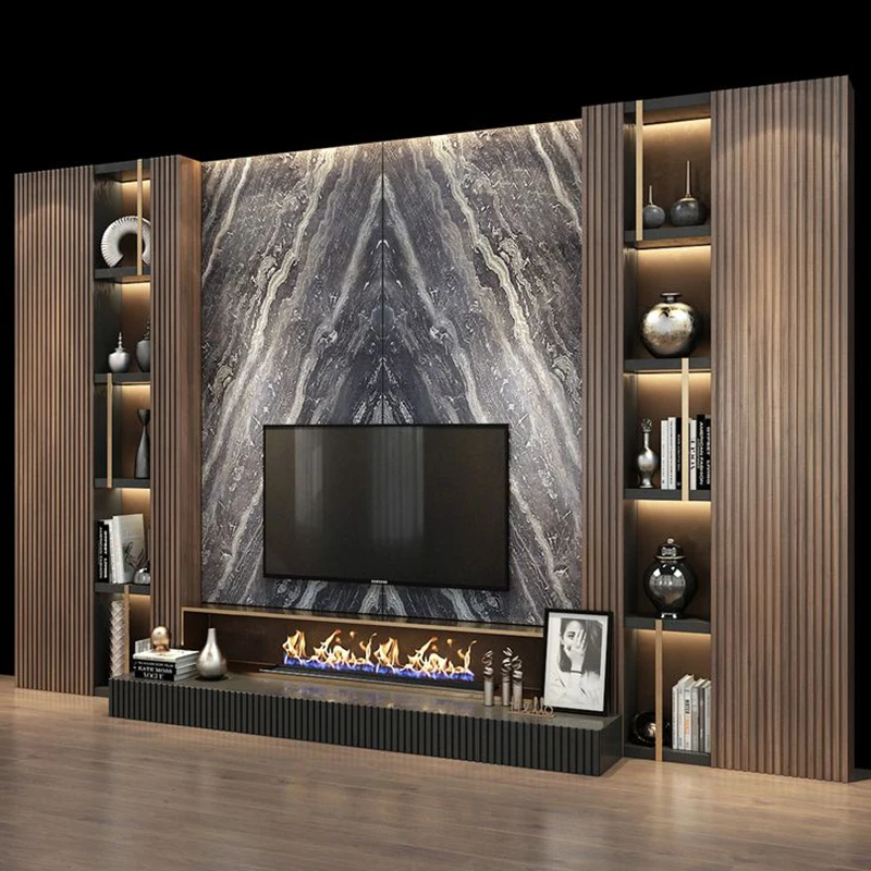Customized Luxury Multifunction Mdf Modern Style Tv Stands