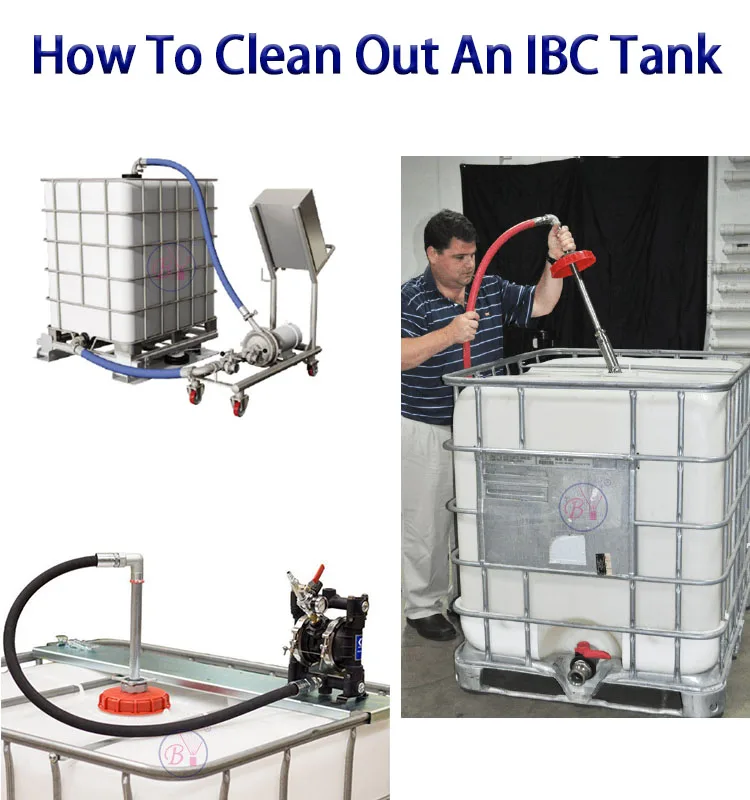 Byco Stainless Steel 316 Ibc Tote 1000lt High Pressure Tank Washing ...