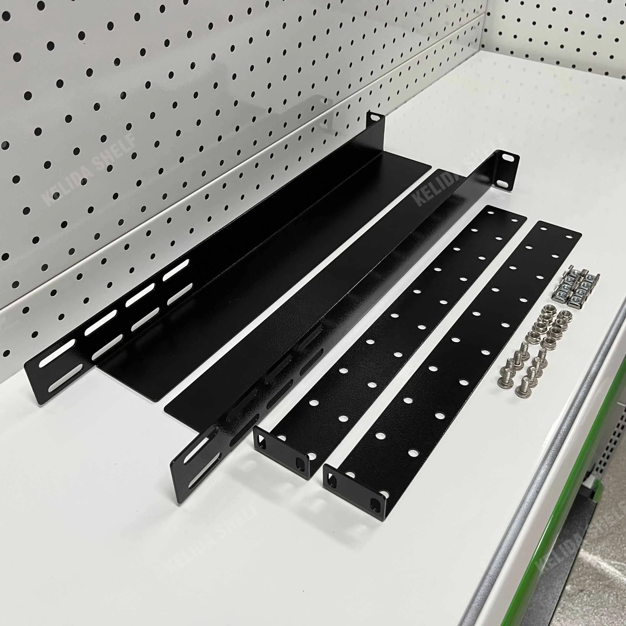 Universal 1u Rack Mount 4post Shelf Rail Adjustable Rack Mount Server