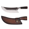 Skewered pork chop knife+knife sheath