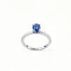 Royal Blue Lab Created Sapphire Ring
