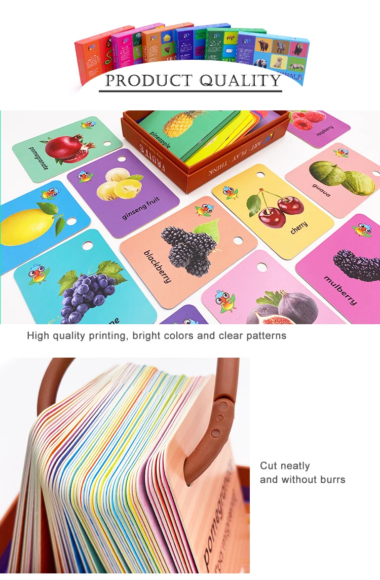 Wholesale Emotional Intelligence Flashcards Custom Printing For Kids