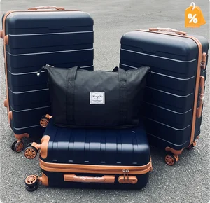 Large Capacity 20-Inch Trolley Suitcase 3-Box Anti-Fall TSA Lock Spinner Good-Looking Carry-On Password Box Cross-Border