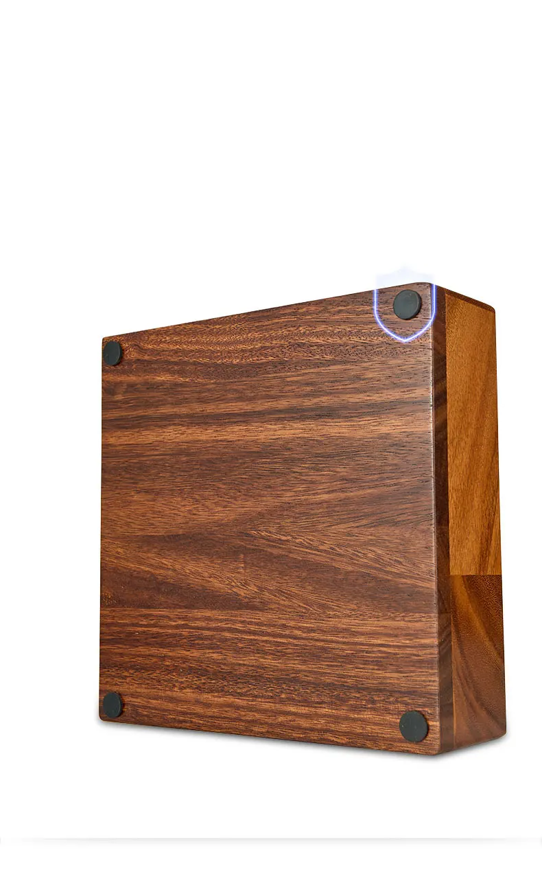 2023 Stainless Steel Wooden Eco-Friendly Stocked Tamper Station for Portafilter Coffee Residual Disposal Multifunctional Holder