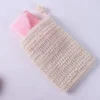 Orange-ramie soap pouch