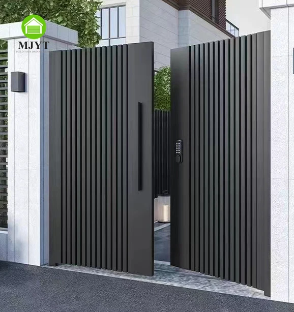 Latest Outdoor Main Gate Designs Modern Private Metal Aluminum ...