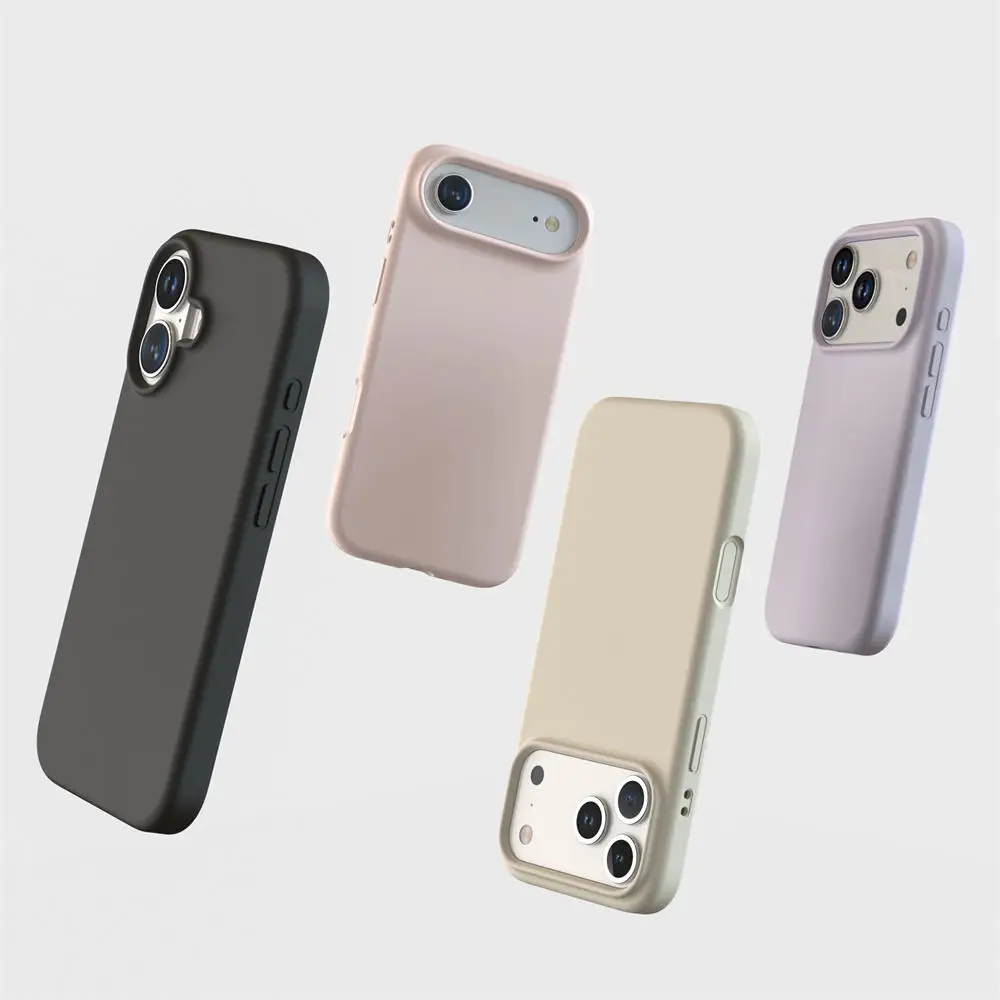 Eco Friendly Magnetic case for iPhone 17 17 Air Pro Max Minimalist Comfortable Customizable Liquid Silicone Phone Case