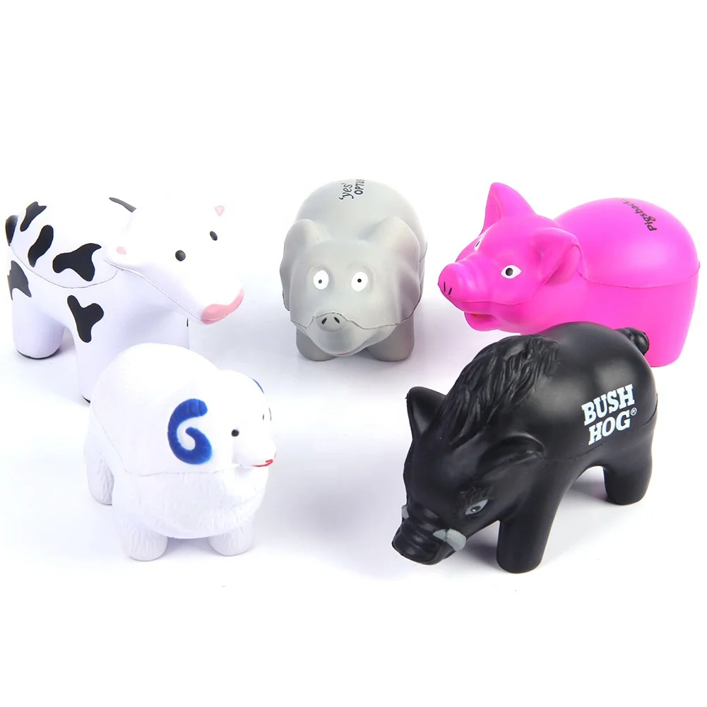Cute Custom Logo Printing Squeeze PU Foam Stress Relief Anti-stress Penguin Stress Ball