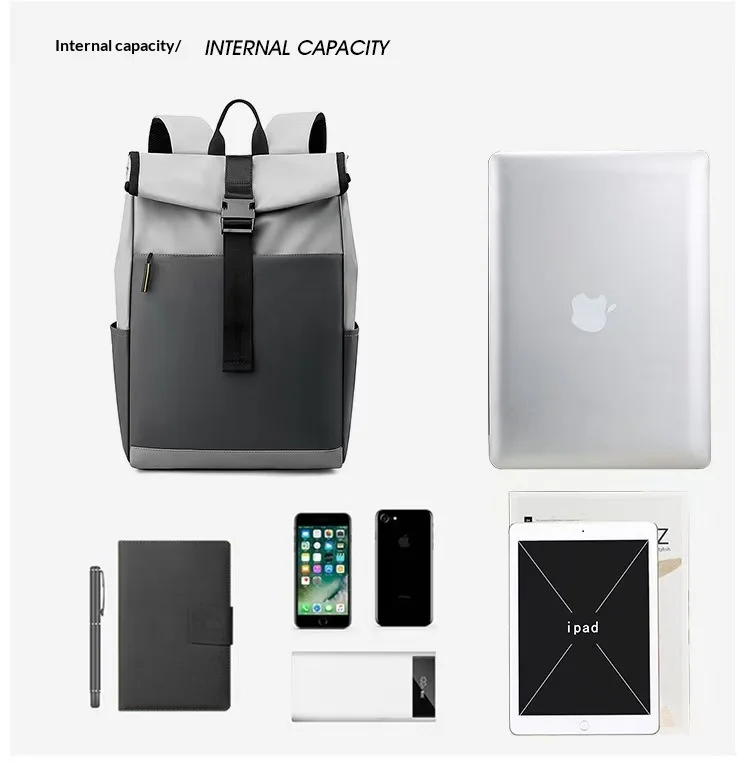 Leisure Large Capacity Backpack, Computer Bag, Travel Bag, Student Backpack, Enterprise Customized logo preview 3