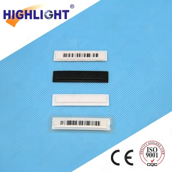 EAS Barcode Alarm Sticker Paper Tag 58KHz Anti-theft Adhesive Soft Tag Disposable Acoustic Magnetic AM Security Soft Label