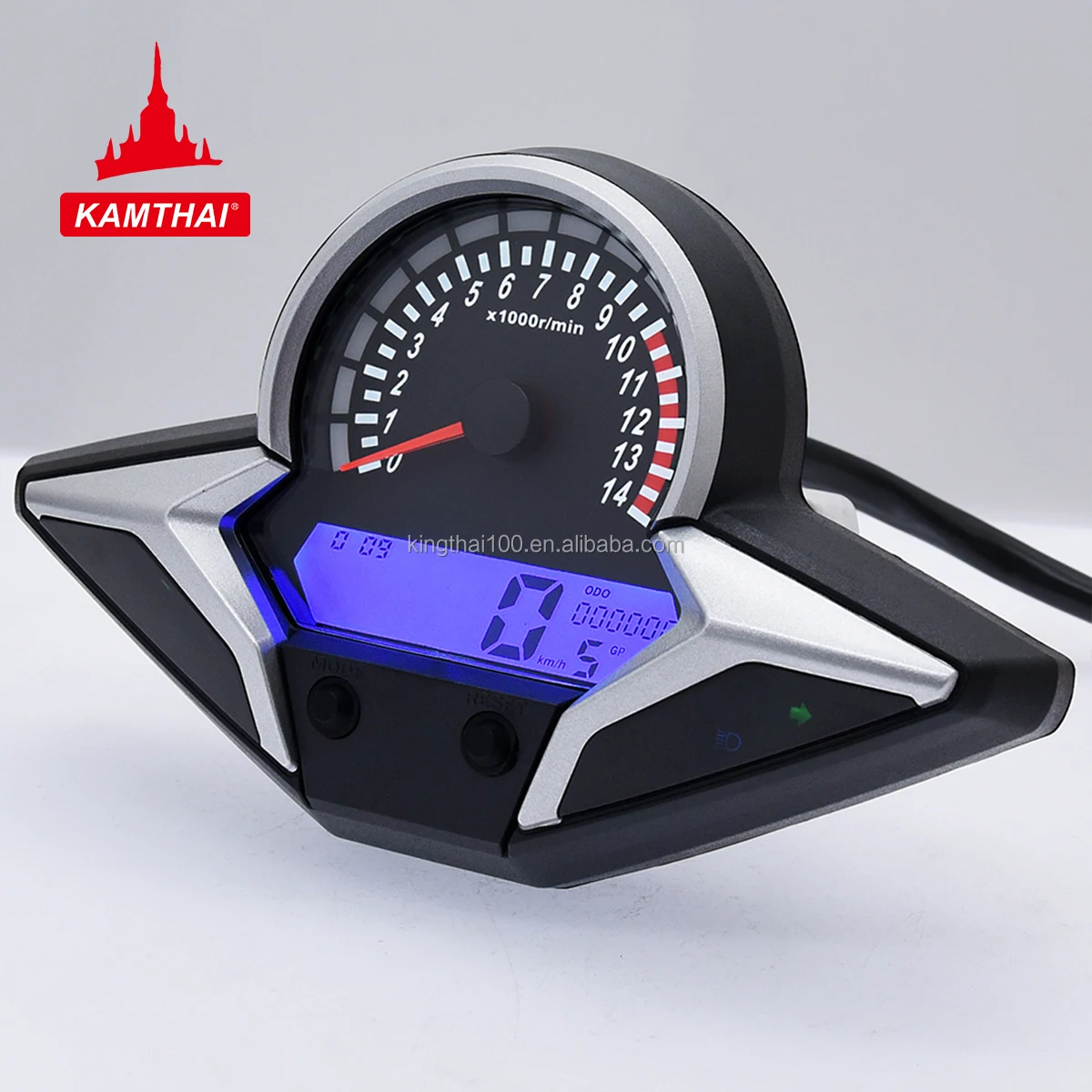 KAMTHAI Universal Motorcycle Digital Speedometer 37100-K33-D51 Digital Speedometer for Honda CBR 250 R Motorcycle Speedometer