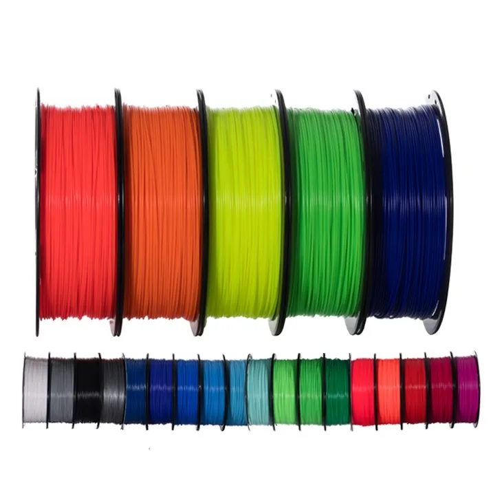 High Quality 3d Printer Plastic Filament 1.75mm Multicolor Pla/petg/abs ...