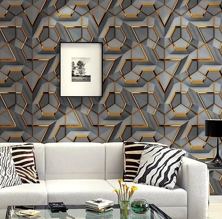 2022 Best Sell Wallpaper Modern Geometric Nature Wall Background 3d Vinyl  Wallpaper Wall Paper For Interior Decor Workplace Home - Buy 2022 Best Sell  Wallpaper,Modern Geometric Nature Wall Background 3d Vinyl Wallpaper,Wall