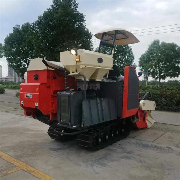 Factory Price 1500mm Cutter Smallest  Longitudinal Mini Rice Combine Harvester for Hill Plot