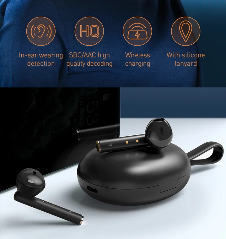 Baseus Encok W05 TWS side-in-ear true wireless charging headset