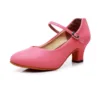 Semelle rose/cuir