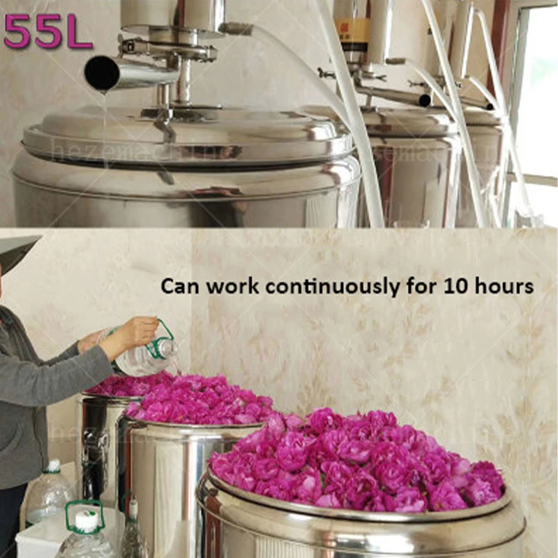 Essential Oil Extraction Distiller Equipment Rose Aroma Essential Oil Extraction Machine