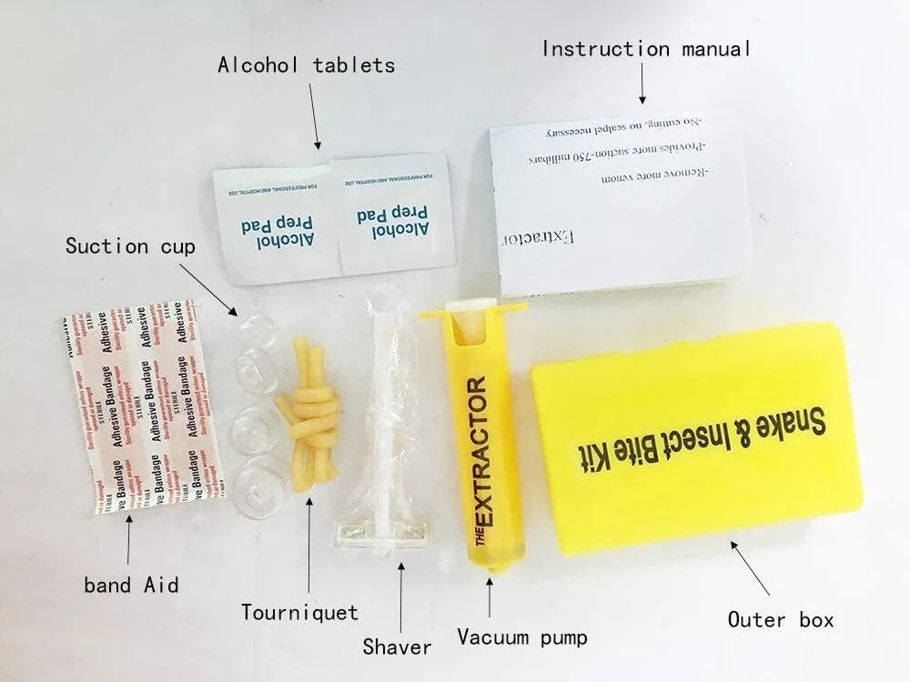 Colorful Snake & Insect Bite Kit For Outdoor Survival First Aid Kit