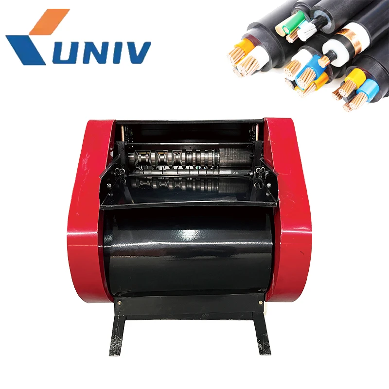 Cable Stripping Remove PVC Skin Machine Scrap Copper Wire Stripping Machine Copper Cable Waste Stripping Recycling Machine