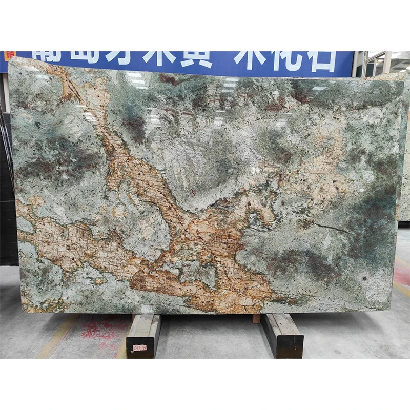 Losa de mármol verde natural de lujo moderna para diseño de interiores, puertas, escaleras, encimeras de baño, tocador y sala de estar.