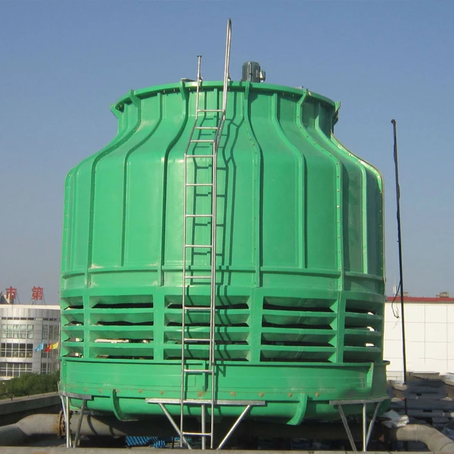 Reliable Operation Low Noise Cooling Tower FRP 8T Circular Cooling Tower Counter Flow Cooling Tower