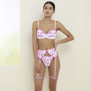 Custom 2026 Wholesale Sexy Strapless Lingerie Intimates  Factory Women's  Embroidery Plus Size Bra and Panty