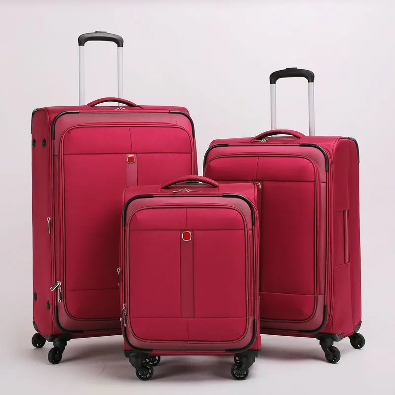 Customized Logo Soft Luggage Sets Fabric Travel Suitcase & Bags Carry