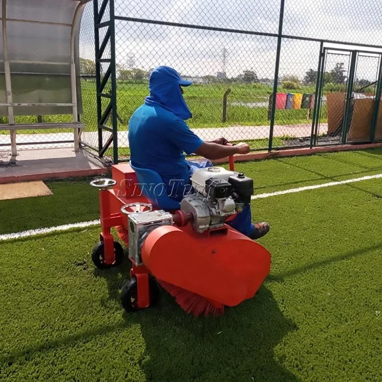 Petrol Driven Brushing Machine Sweeping Artificial Grass Tool Maintenance Equipment for Synthetic Turf