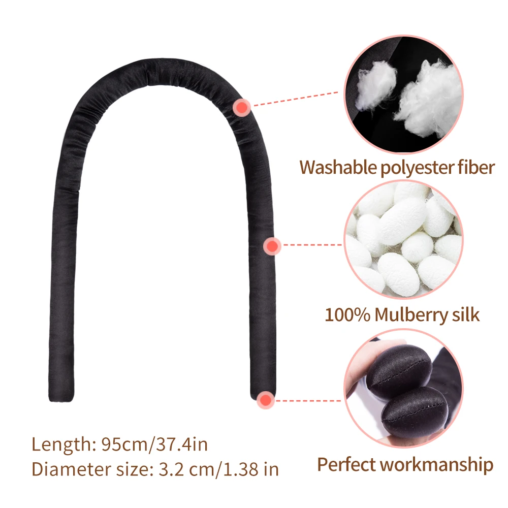 Щипцы для завивки волос из шелка тутового шелкопряда, 22 мм, 100% класс 6 А