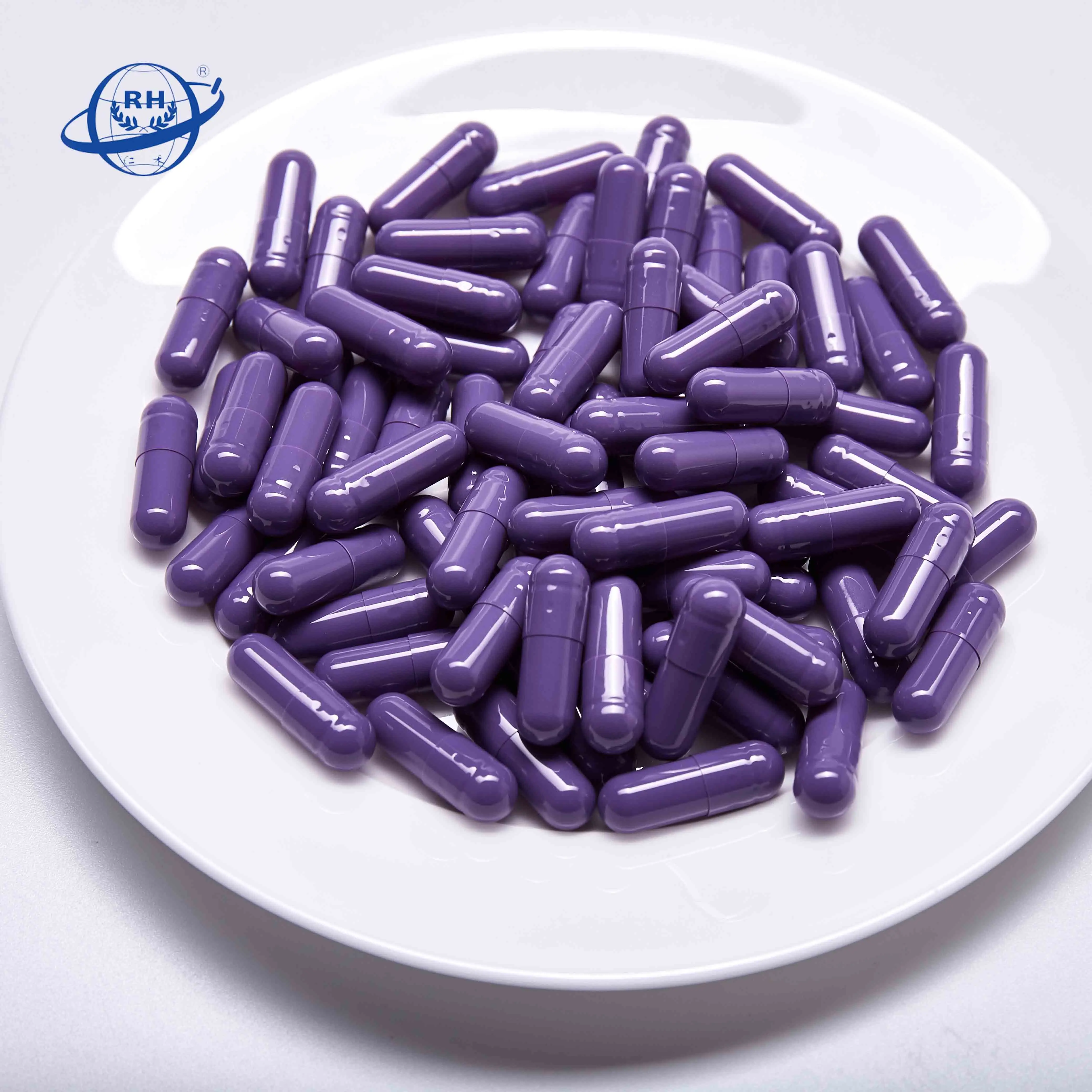 Коллагеновые капсулы Размер 0 твердые желатиновые биоразлагаемые травяные добавки