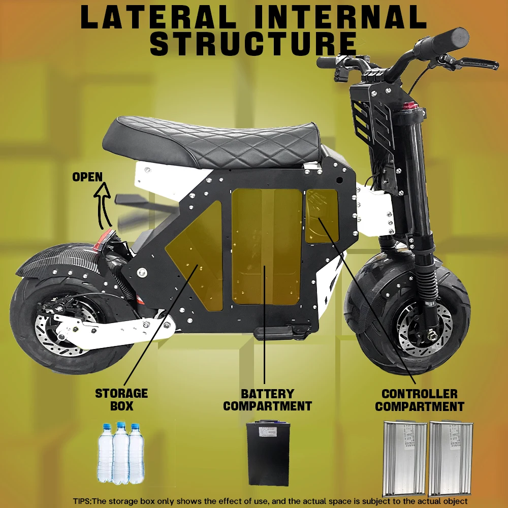 Dokma Dnova Seated Electric Motorcycle For Adult 72v 10000w 100110km/h 2 Wheels On Road City