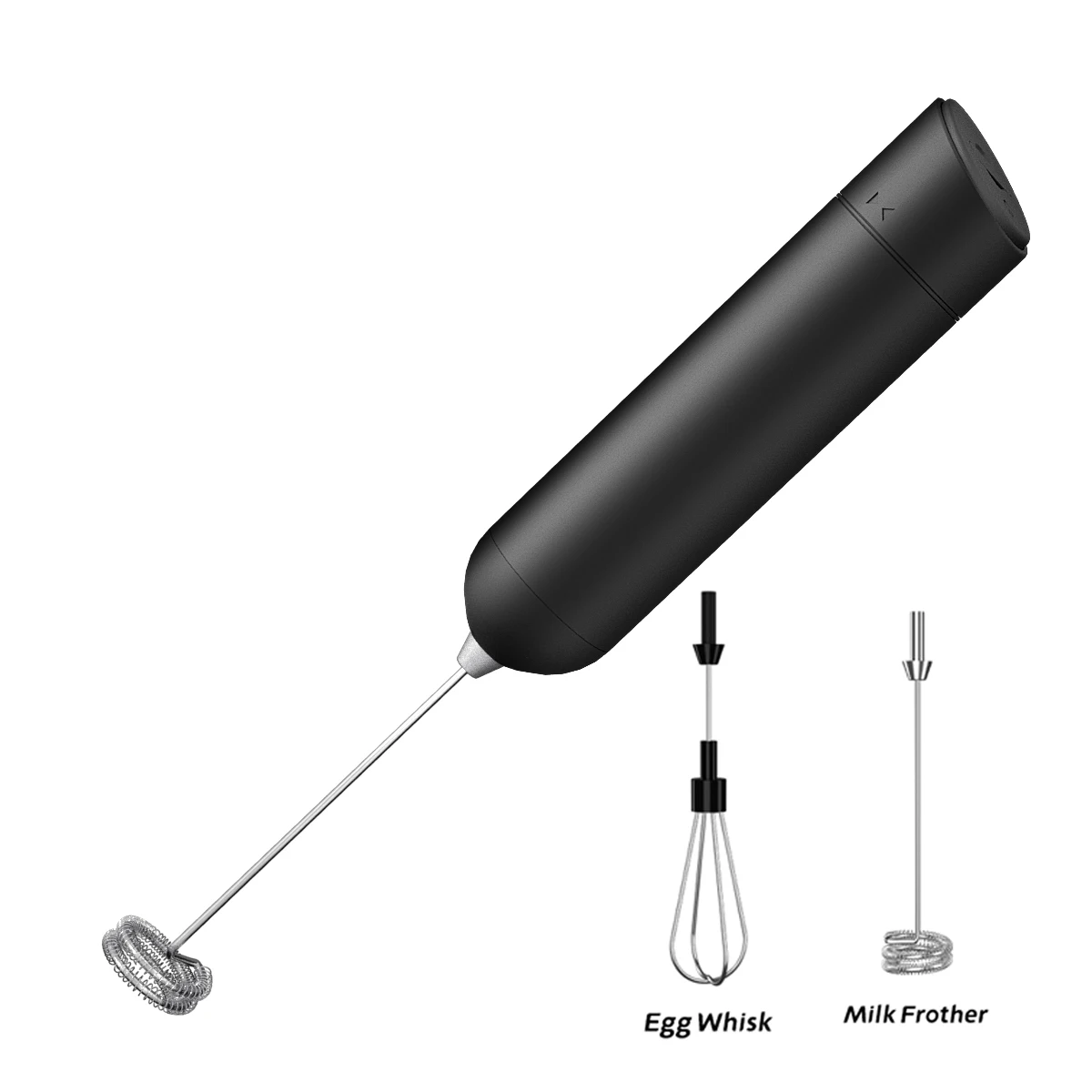 1pc White/black Electric Whisk & Milk Frother, Portable Design 80g