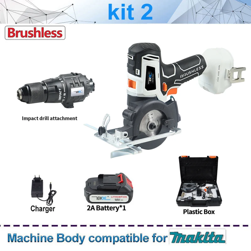 Compatible for Makita 18V Brushless Circular Saw and Impact Drill Screwdriver Jig Saw Recip Saw Chainsaw Oscillating Tool Sander