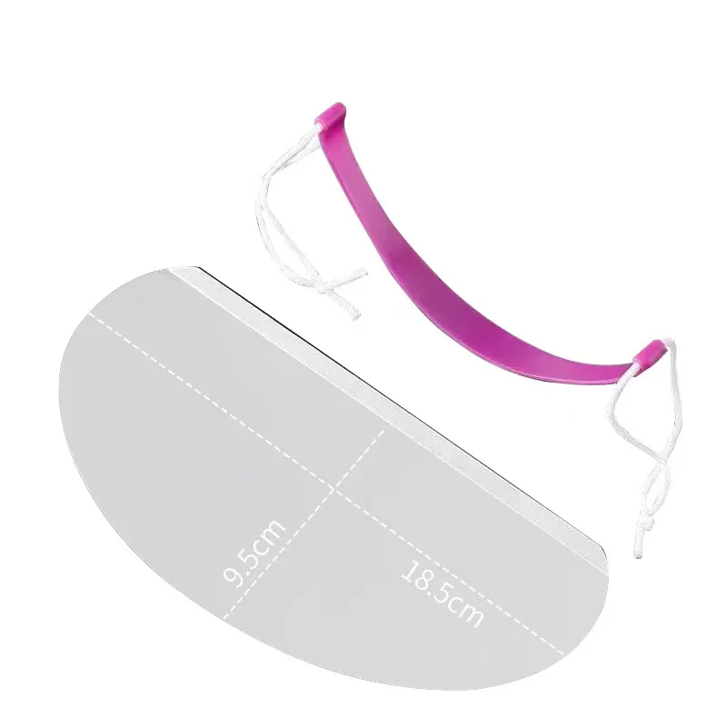 Clear Disposable Face Shield for Shower Haircut Hairspray