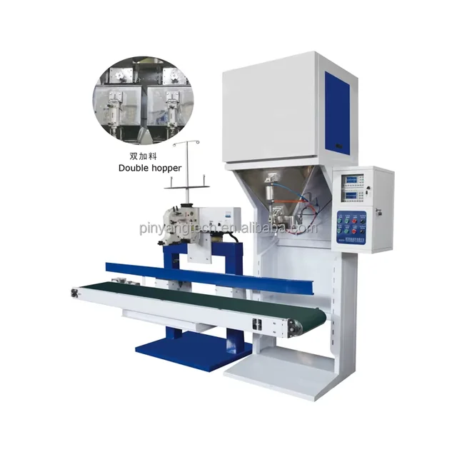 DCS-5SCI Semi-automatic Multi-functional Rice Packaging Machine Rice Wheat Soybeans Coffee Beans Corn Oats Packing Machine