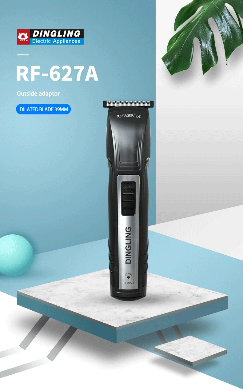 Dingling Rf627a Electric Hair Clipper Dilated Blade Hair Trimmer For